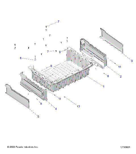 BODY, BOX ASM. - R23MAA57B1/EB4/B9 (C730924)