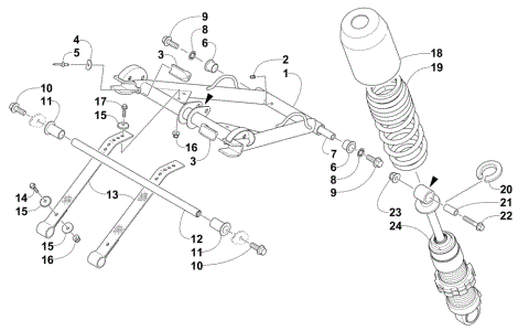 REAR SUSPENSION FRONT ARM ASSEMBLY
