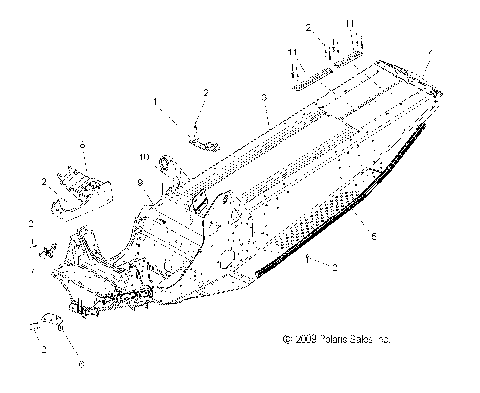 CHASSIS, ASM. - S10PB5BSA/BSL/BEA (49SNOWCHASSIS10550SHIFT)