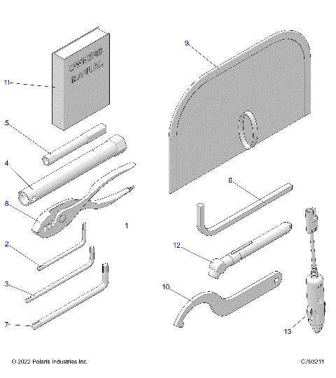 REFERENCE, OWNERS MANUAL AND TOOL KIT -  Z25A5E87A5 (C703211)