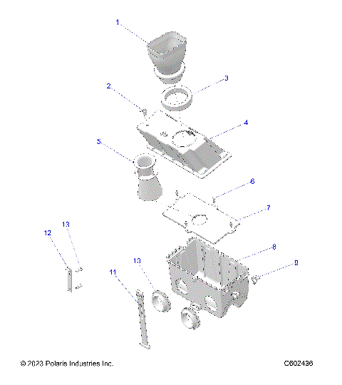 ENGINE, AIR BOX - S24CEA5TSL (C602436)