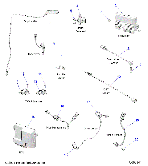 ELECTRICAL, COMPONENTS - S26TDV8MS (C602941)