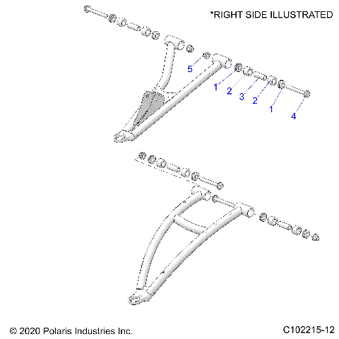 SUSPENSION, FRONT A-ARM, MOUNTING - A26SXM95AR (C102215-12)