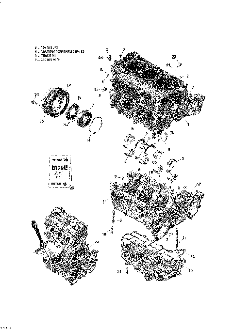 01- Crankcase - 900 ACE