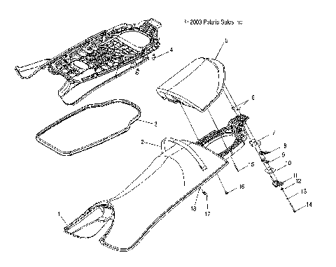 SEAT - W045297DA/IA/IB (4990519051A11)
