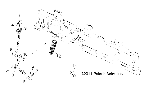 DRIVE TRAIN, GEAR SELECTOR - R12WH50AG/AH/AK/AR (49RGRGEARSELECT12500CREW)
