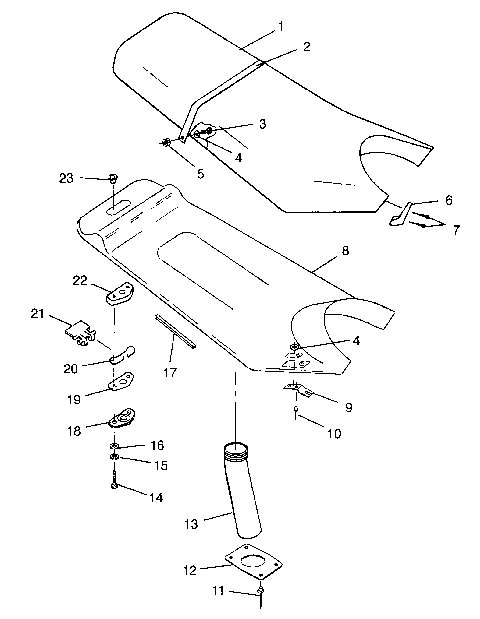 SEAT SL 700 B964066 and Intl. SL 700 I964066 (4935633563A011)