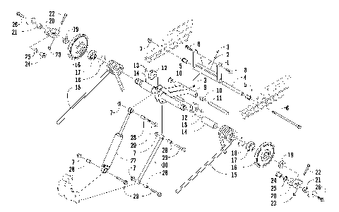 REAR SUSPENSION REAR ARM ASSEMBLY [93667]