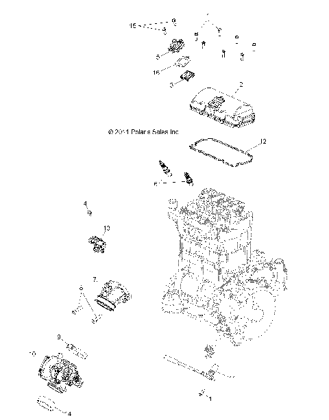 ENGINE, THROTTLE BODY and VALVE COVER - R15RAA76AA/AJ (49RGRTHROTTLEBODY12CREW)