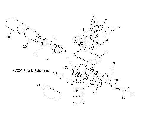 ENGINE, AIR INTAKE SYSTEM - A11NG50FA (49ATVAIRBOX10SCRAM)