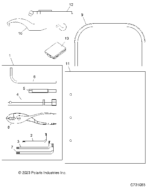 REFERENCE, OWNERS MANUAL AND TOOL KIT - R23E3SC3BD (731085)