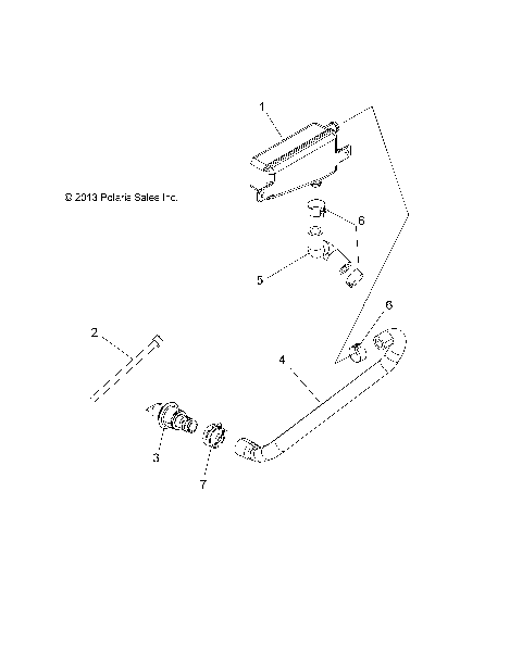 ENGINE, BREATHER HOSE - A14BH33AJ (49ATVBREATHER14325)