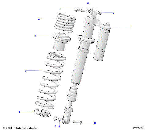 SUSPENSION, FRONT SHOCK MOUNTING - Z25XPE92A/92B (C760050)