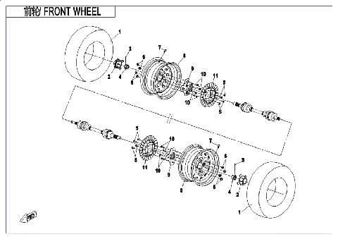 FRONT WHEEL