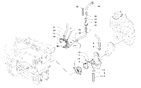 CARBURETOR AND FUEL PUMP ASSEMBLY [97283]