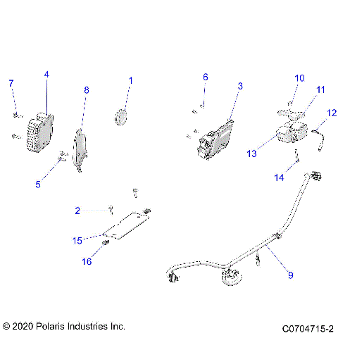 ELECTRICAL, HARNESS COMPONENTS AND RELATED - Z25ASE87A5 (C704715-2)