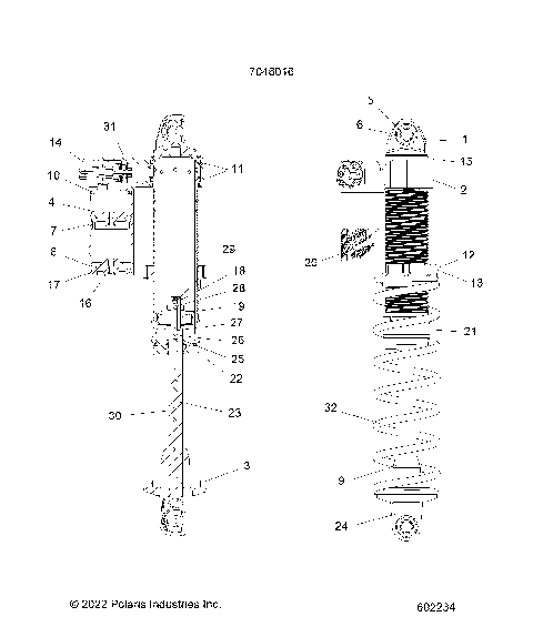 SUSPENSION, SHOCK, IFS  -  S23TDL6KSA (602234)