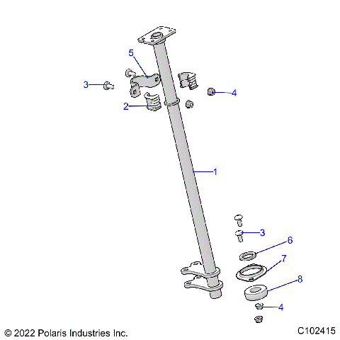 STEERING POST - A26SEA57L7 (C102415)