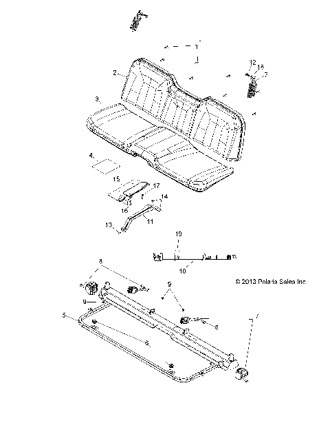BODY, SEAT and BASE - R15RAA76AA/AJ (49RGRSEAT146X6)