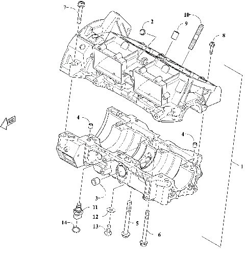 CRANKCASE ASSEMBLY [108989]