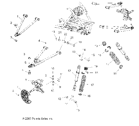 SUSPENSION, FRONT - A08GP52AA (49ATVSUSPFRT08OUT525)