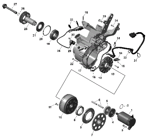 01- ROTAX - Magneto and Electric Starter