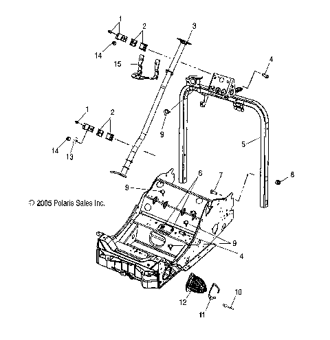 STEERING/POST - S07NJ5BS/BE (4997279727B05)