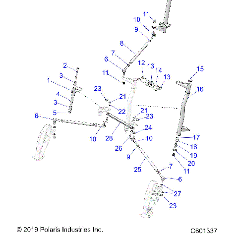 STEERING, LOWER - S21EFK6PS/6PE (C601337)