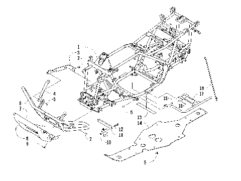 FRAME AND RELATED PARTS [85823]