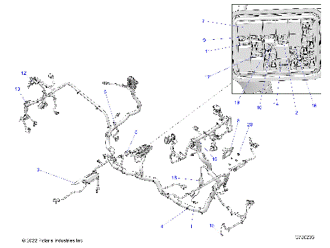 ELECTRICAL, WIRE HARNESS - R25RRE99JP (C730206)