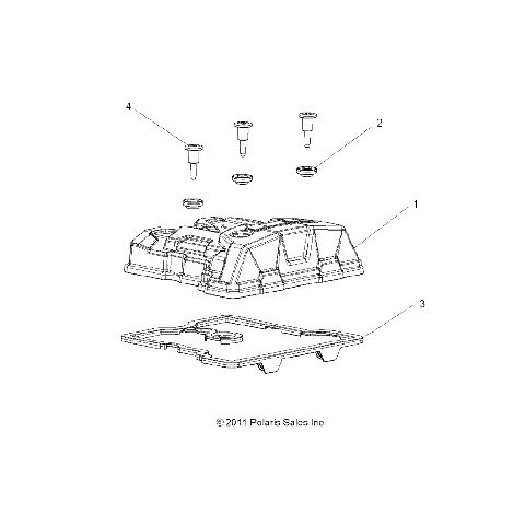 ENGINE, VALVE COVER - R23MAA57B1/EB4/B9 (49RGRVALVE12RZR570)