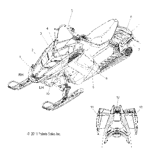 BODY, DECAL, LE PACKAGE - S12BV8GSM/GEM (49SNOWDECAL12800LE)