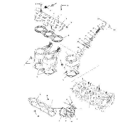 CYLINDER, HEAD & EXHAUST VALVES - B994978 (4951515151c003)