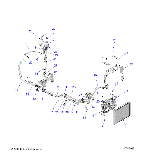 ENGINE, COOLING SYSTEM - Z25NMF99A4/A5/B4/B5 (C703093)