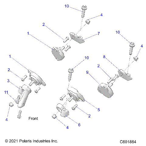 ENGINE, MOUNTING & LONG BLOCK - S23TLG8RS/8RE (C601864)