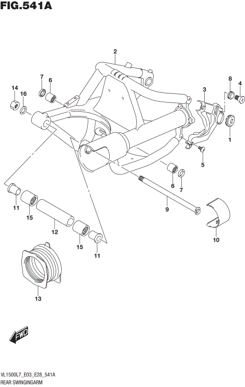 REAR SWINGINGARM