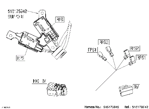 08- Electric - Reverse Wiring Harness - 515178942