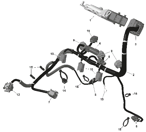 01- ROTAX - Engine Harness And Electronic Module