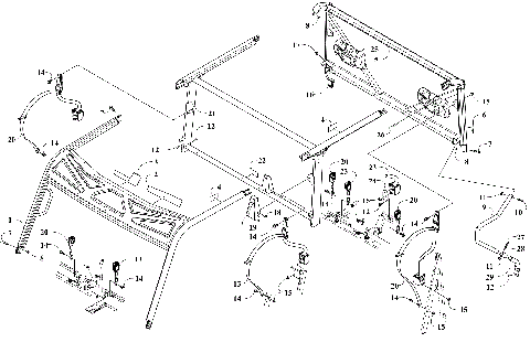 ROPS AND SEAT BELT ASSEMBLY [304497]