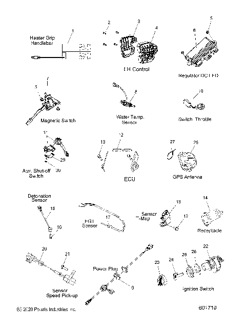 ELECTRICAL, SWITCHES, SENSORS and COMPONENTS - S21EDE8RS (601719)