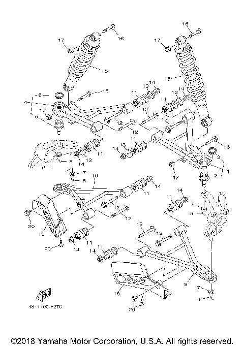 FRONT SUSPENSION & WHEEL