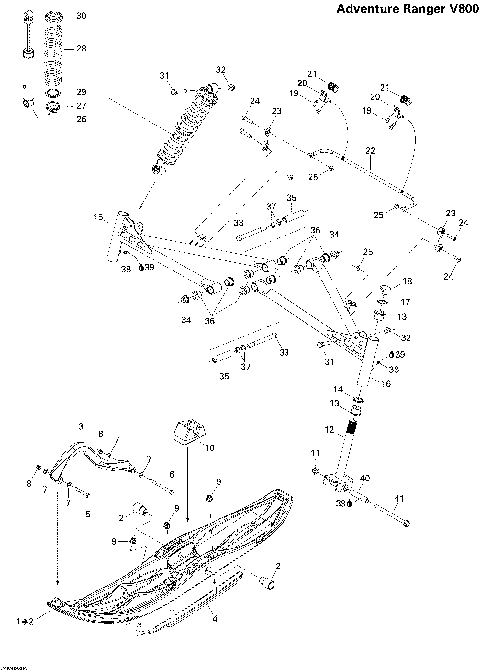 07- Front Suspension And Ski Ranger
