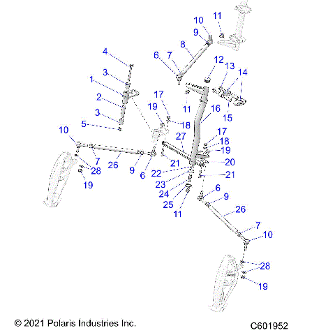 STEERING, LOWER - S22TFG8MS/8ME ALL OPTIONS (C601952)
