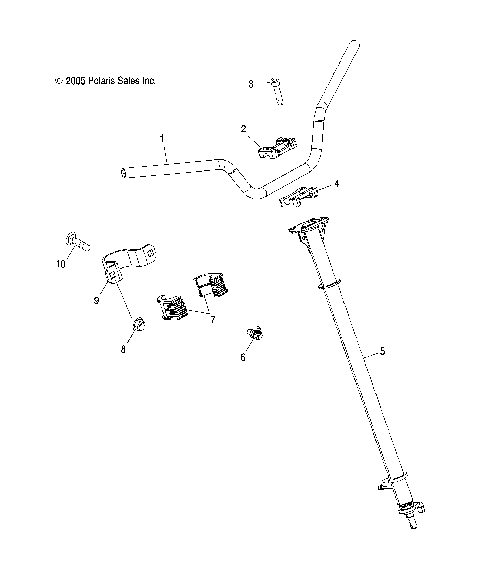 STEERING POST - A07GP52AA/AB (4999201899920189B02)