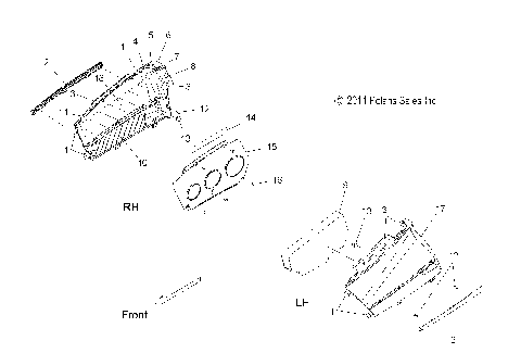BODY, SIDE PANELS - S12PT5BSL/BEL (49SNOWPANEL12550)