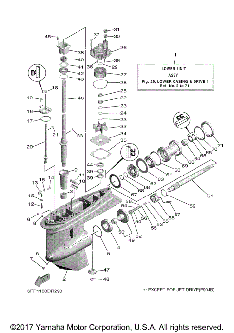 LOWER CASING DRIVE 1