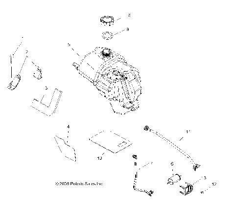 FUEL TANK - A07MH76FA (49ATVFUEL078EFIIN)
