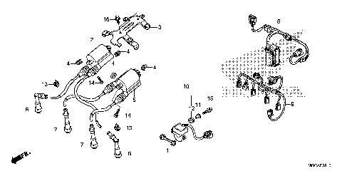 SUB HARNESS@IGNITION COIL