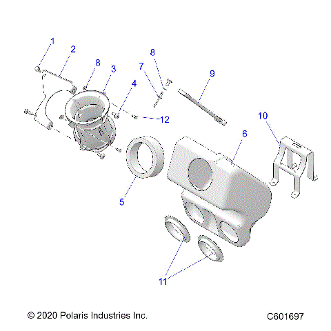 ENGINE, AIR INTAKE SYSTEM - S24MDX6DSA/6DEA (C601697)