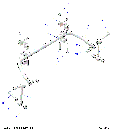 SUSPENSION, REAR STABILIZER BAR